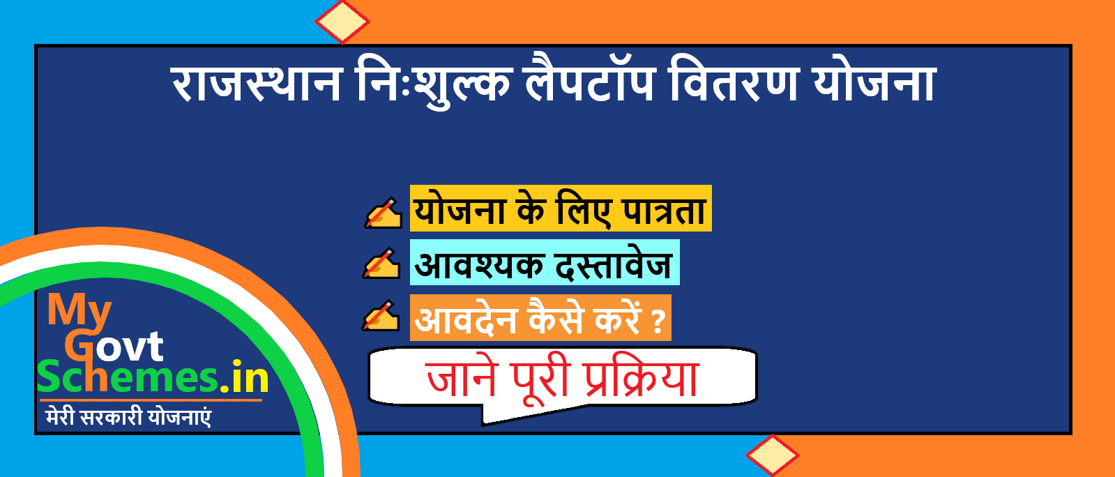 Rajasthan Free Laptop Vitran Yojana